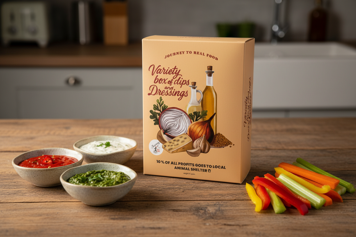 Variety Box Dips and Dressing